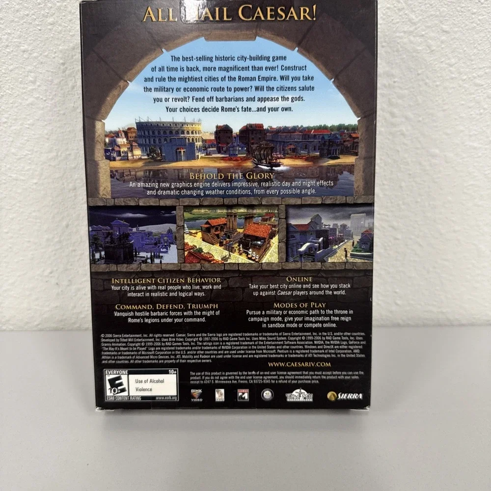 Caesar IV (PC‎ CD-ROM, 2006) Disc 2 Only With Manual